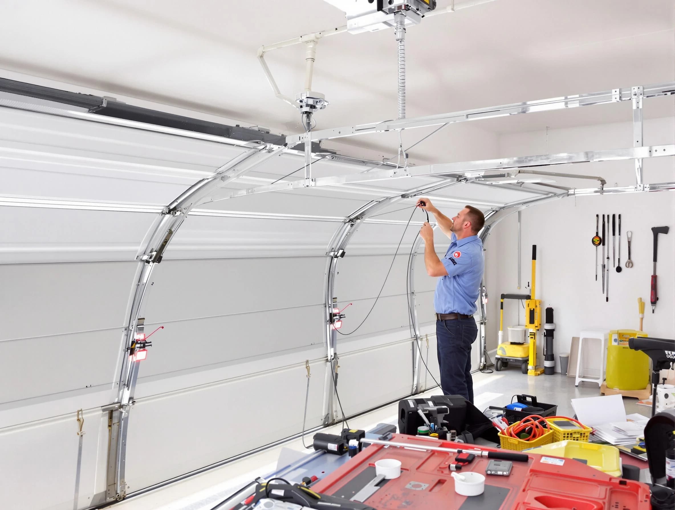 Garage door cable repair service by Shelbyville Garage Door Repair in Shelbyville