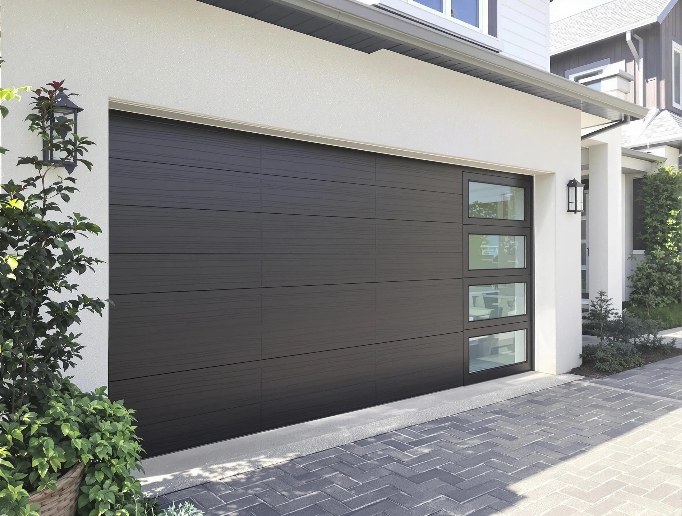 Custom garage door installation by Shelbyville Garage Door Repair in Shelbyville