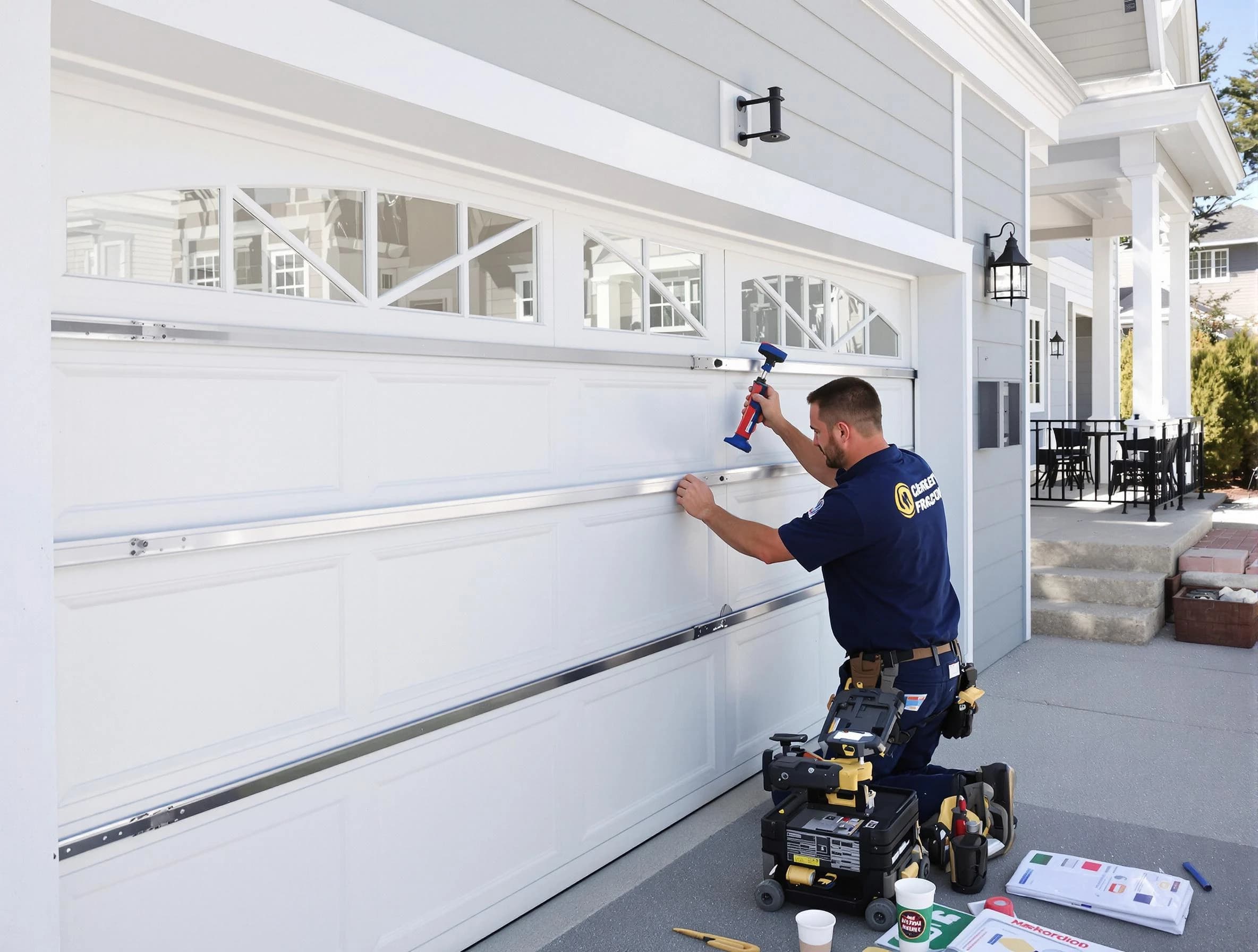 Professional garage door installation by Shelbyville Garage Door Repair in Shelbyville