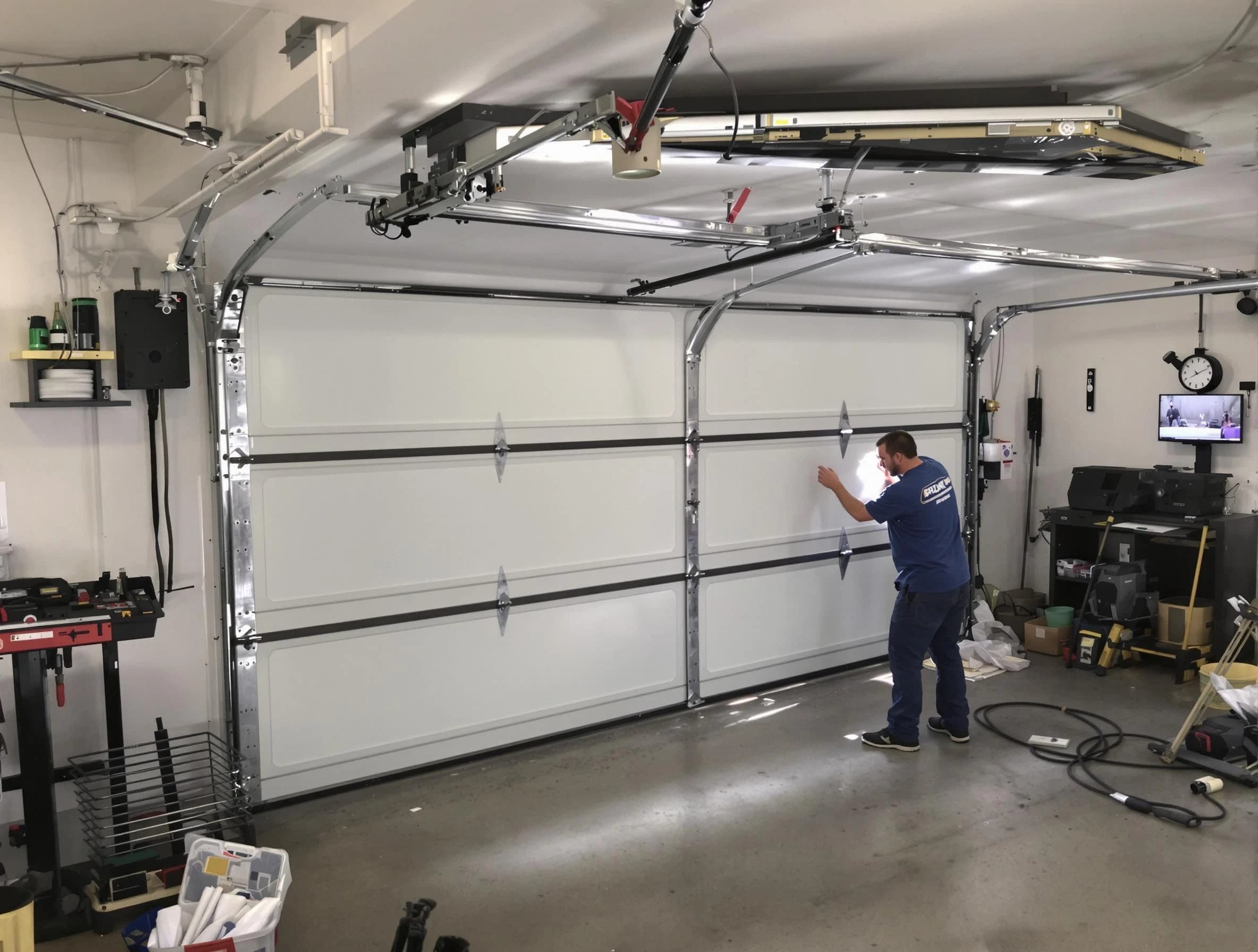 Professional garage door repair service by Shelbyville Garage Door Repair in Shelbyville