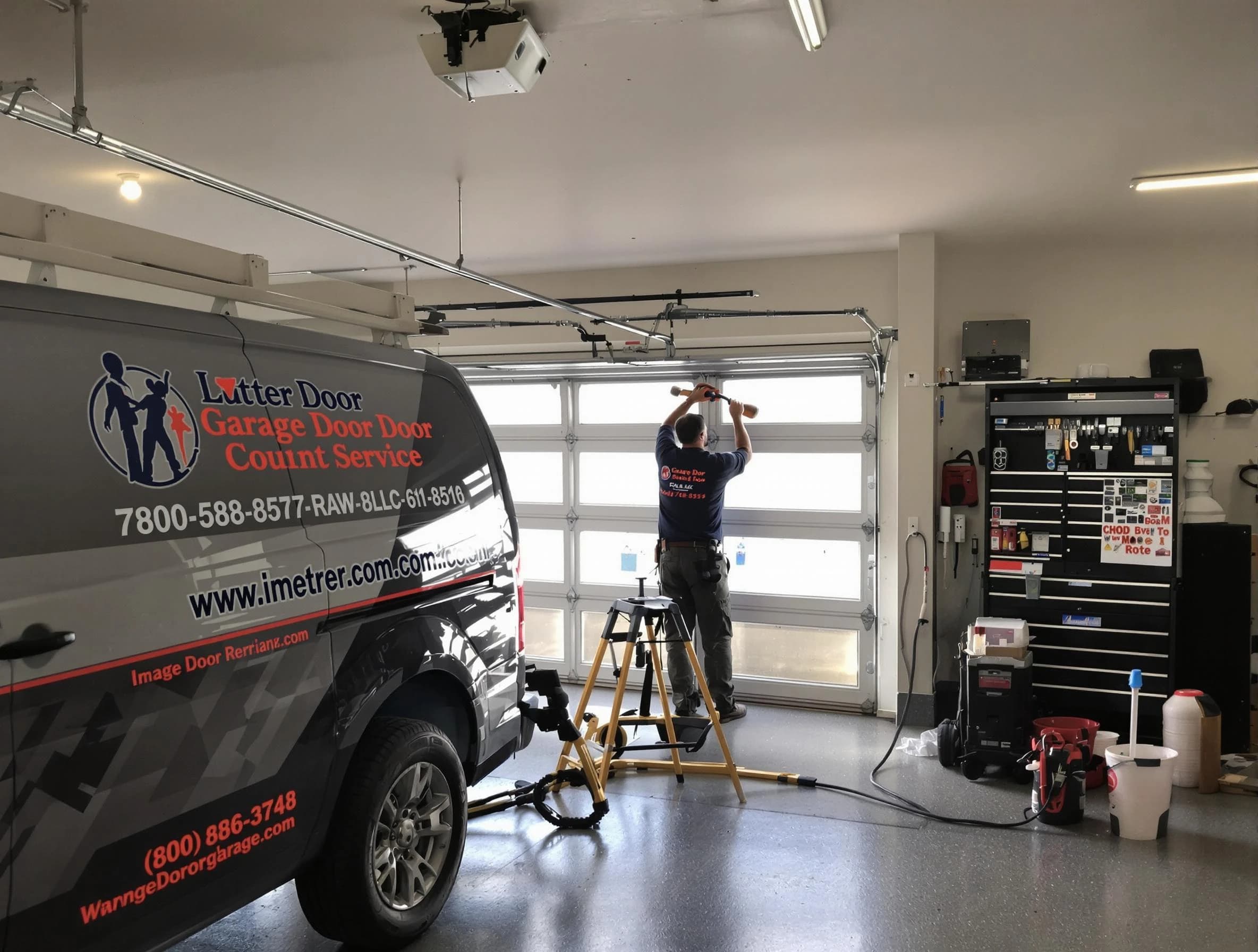 Shelbyville Garage Door Repair rapid response team performing same-day repair in Shelbyville