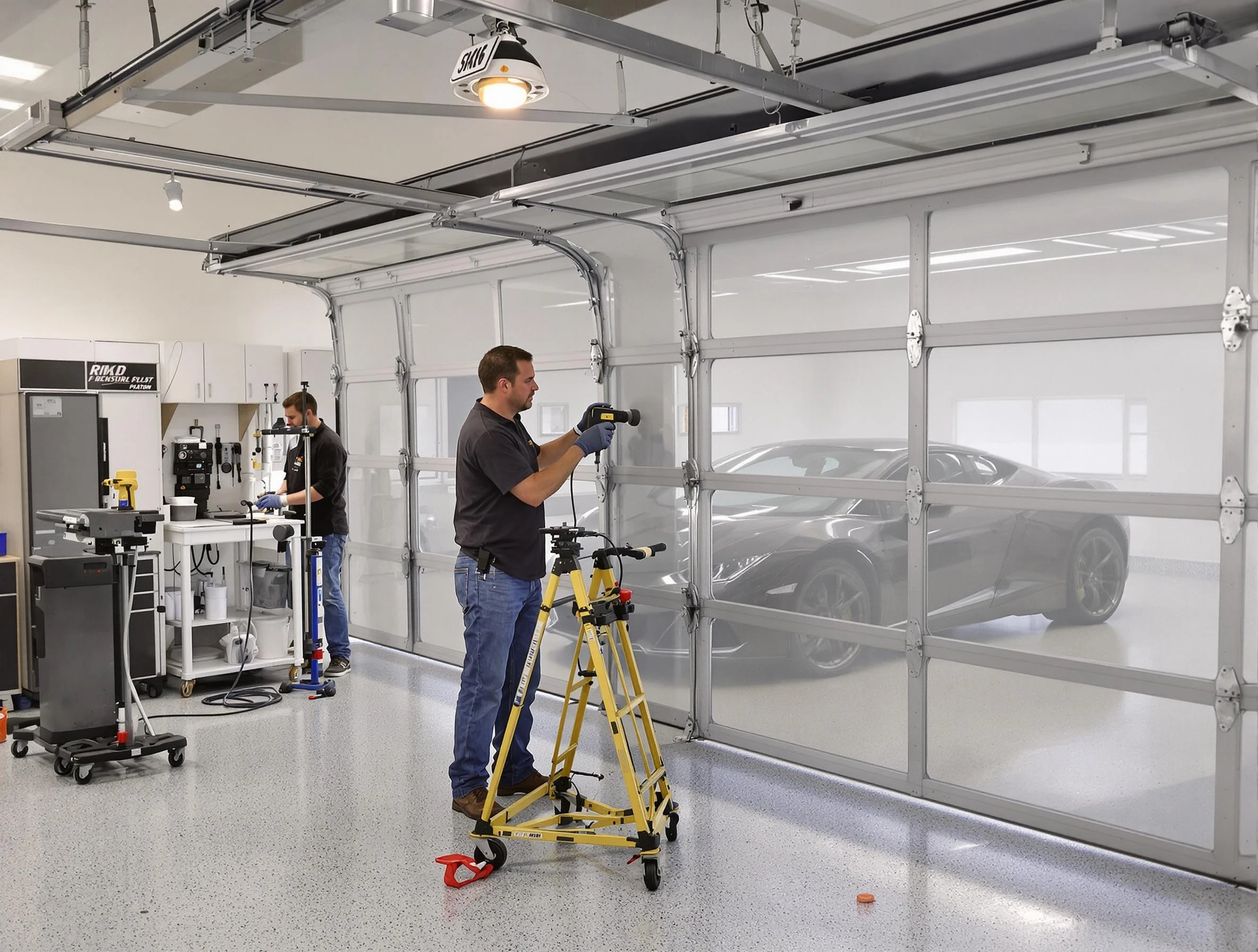 Garage Door Dents Repair in Shelbyville