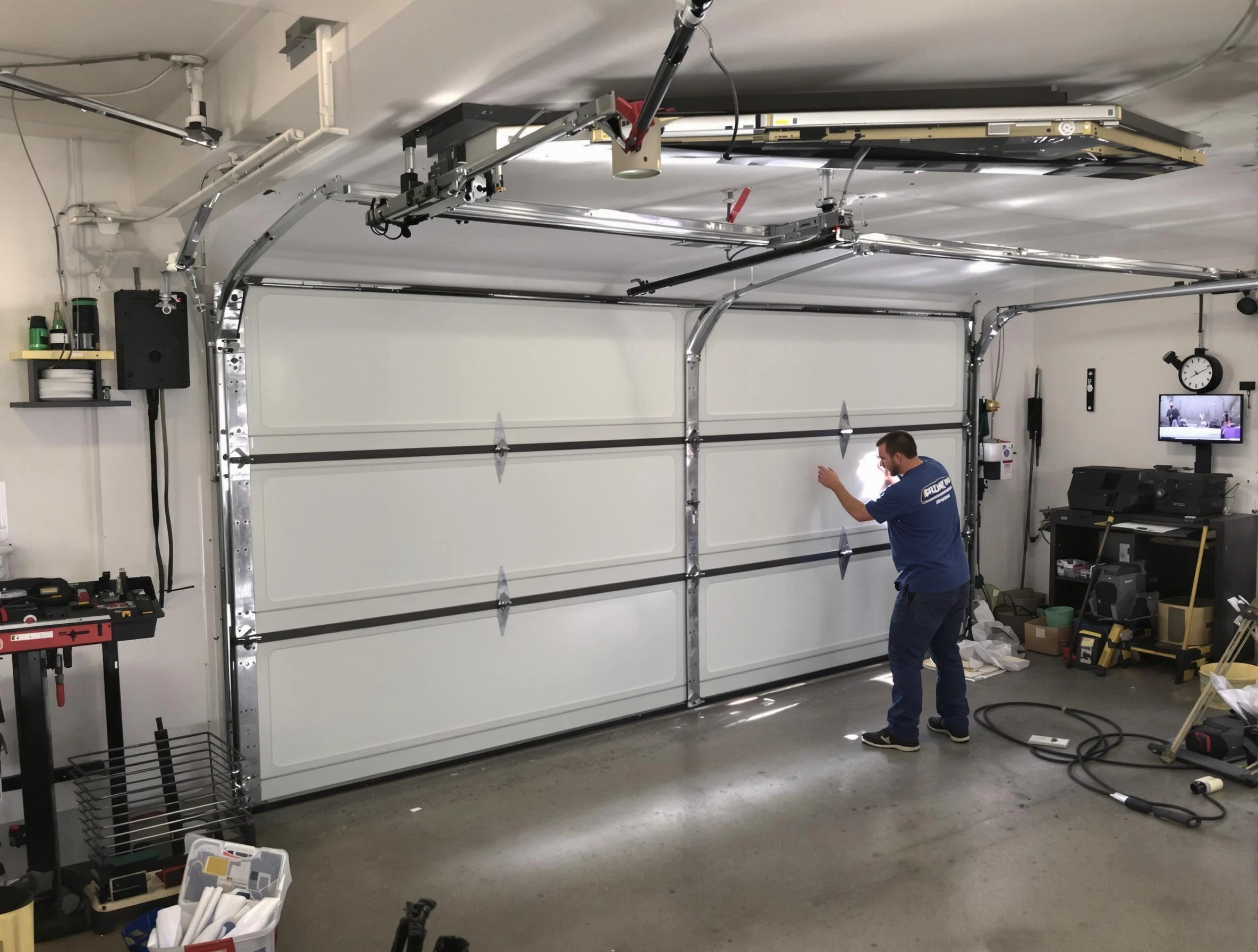 Professional garage door repair service by Shelbyville Garage Door Repair in Shelbyville