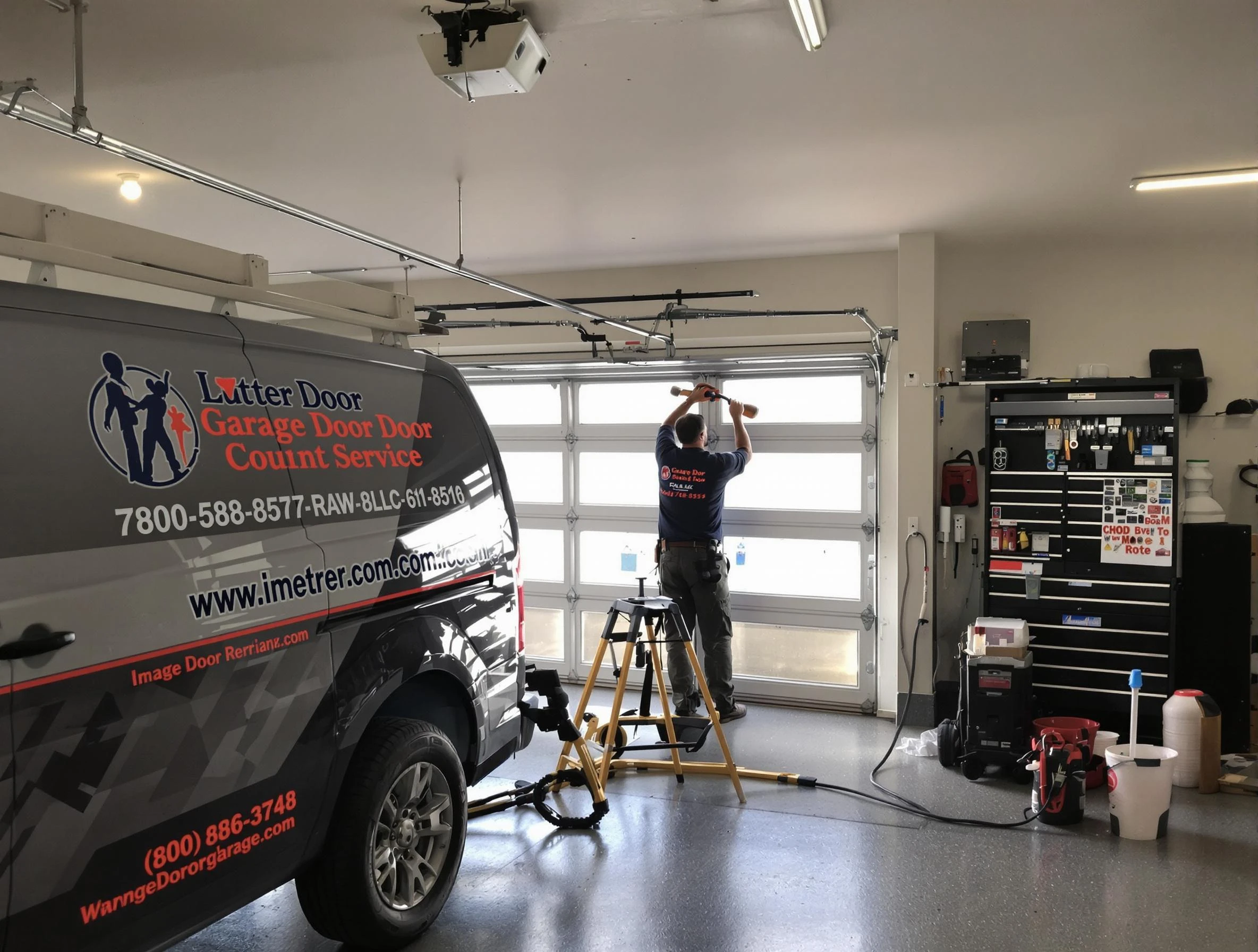 Shelbyville Garage Door Repair rapid response team performing same-day repair in Shelbyville